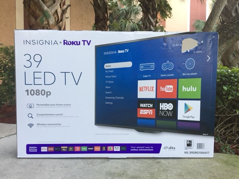 Insignia - 39" Class (38.5" Diag.) - LED - 1080p - Smart - HDTV Roku TV