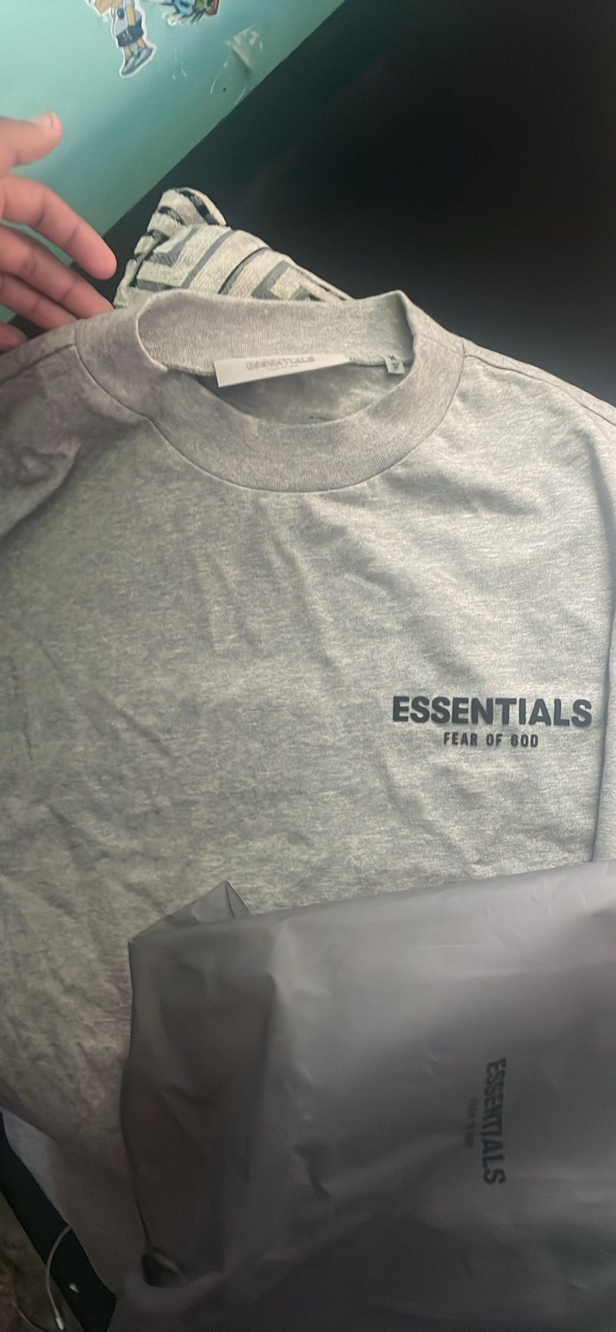 Essentials Tee Shirt With Tags And Bag Size Small