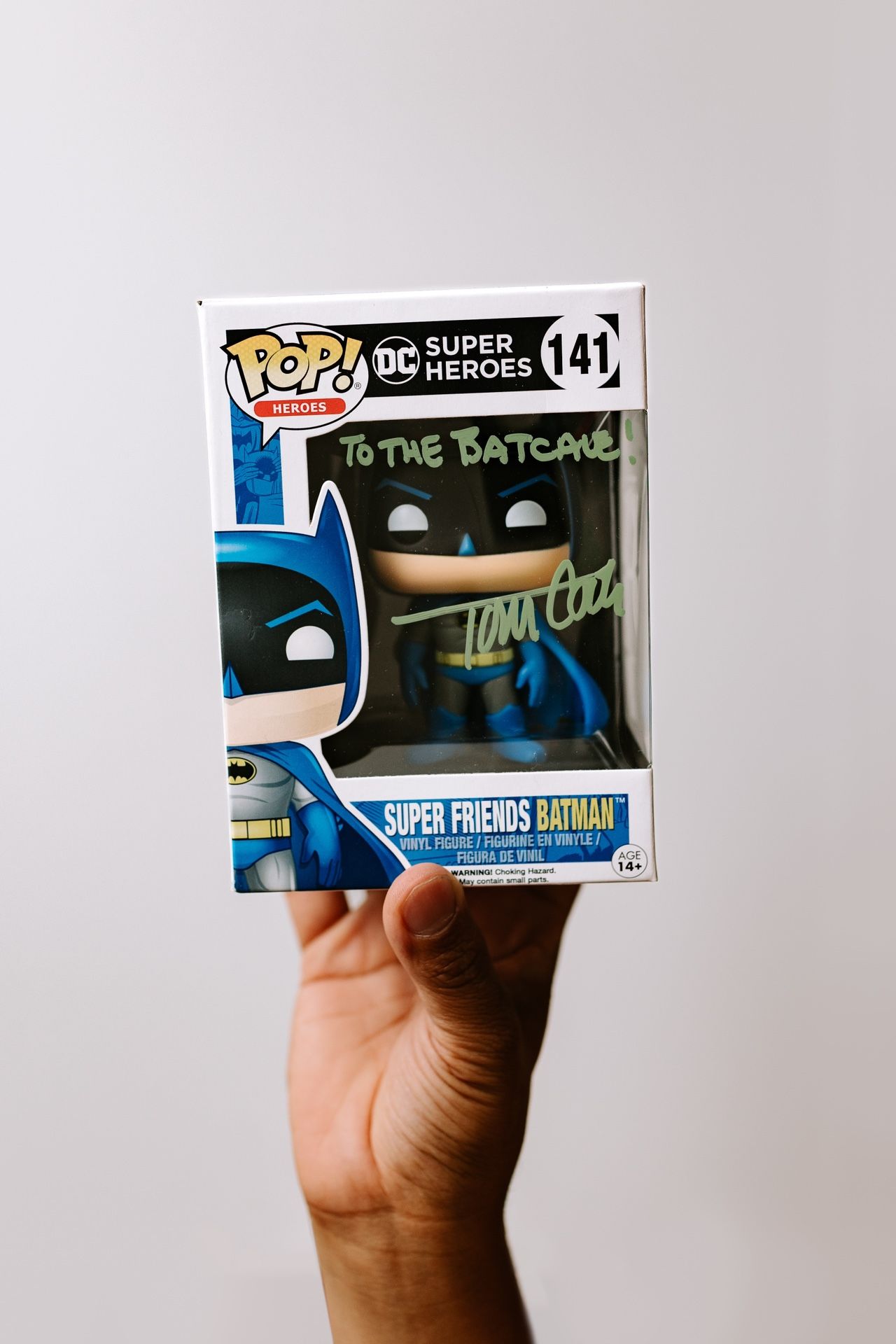 Funk Pop Batman Signed By Tom Cook