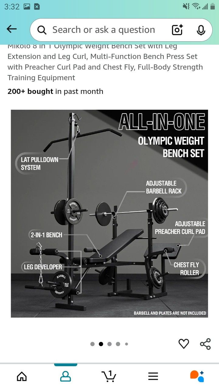 Brand New UNOPENED STILL IN BOX  Weight Bench