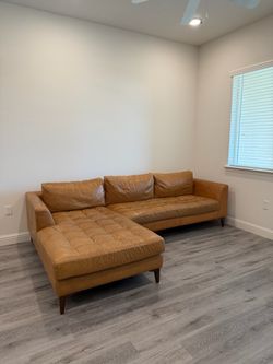 leather sectional