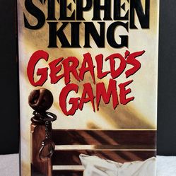 Stephen King Gerald’s Game First Edition 1992 Viking Hardcover Dust Jacket