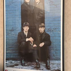 Framed Beatles  W/ Bonus Album - SALE