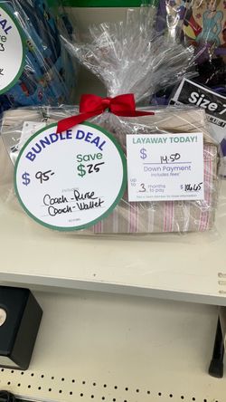 Coach Purse and Wallet Bundle