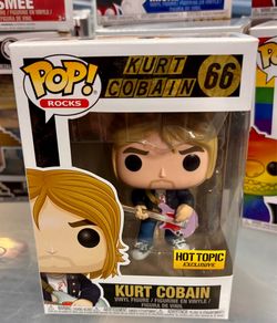 Funko Pop! Rocks Kurt Cobain #66 Hot Topic Exclusive