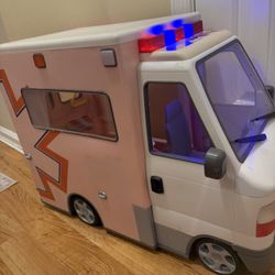 Our Generation Rescue Ambulance Playset with Electronics for 18" Dolls