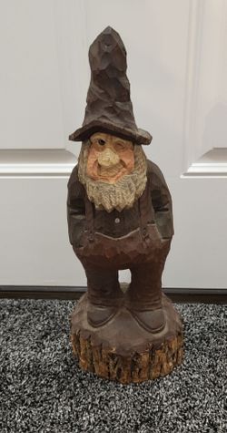 VINTAGE J.R.MCNEILL HAND CARVED HILLBILLY