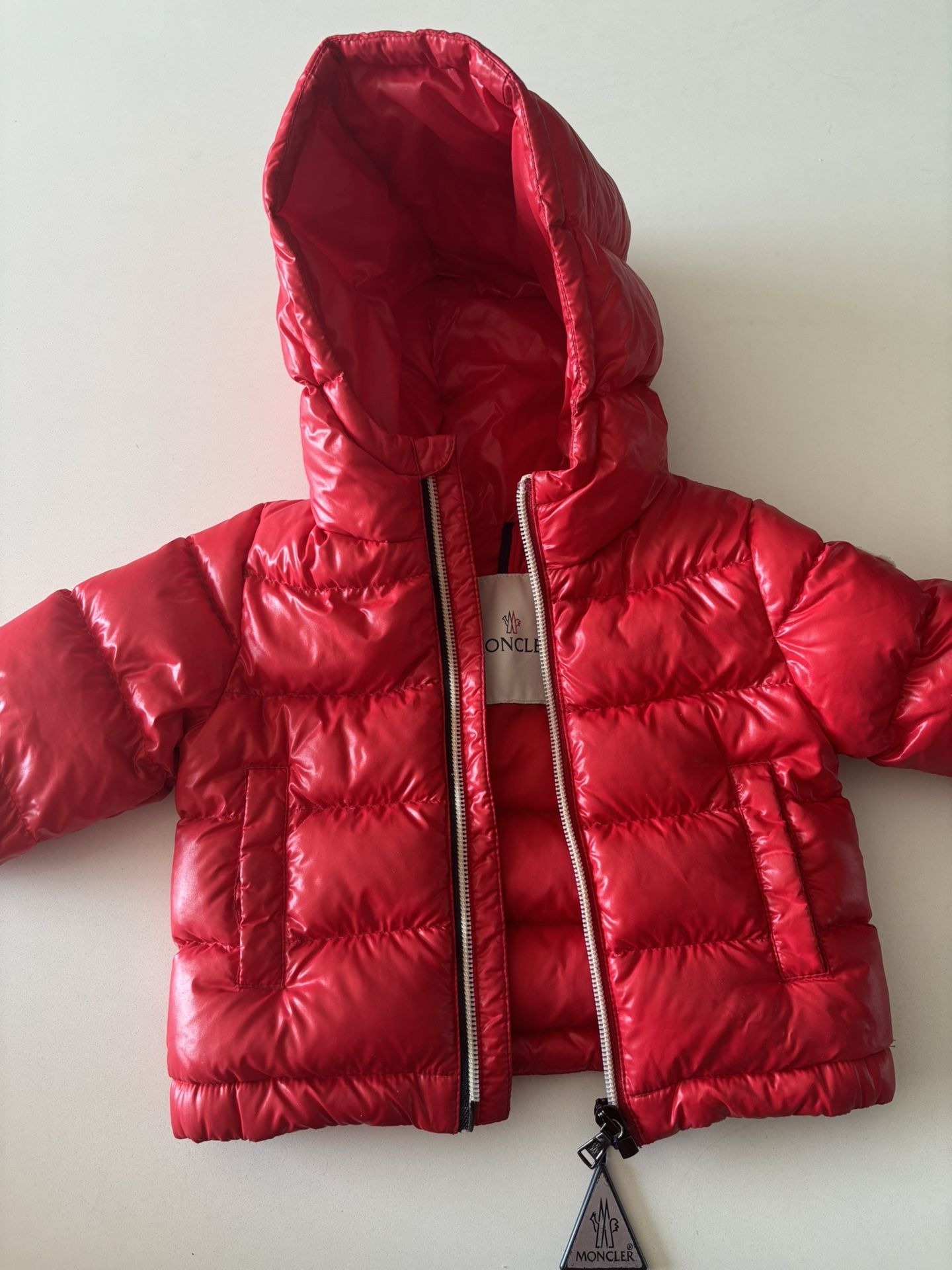 Red Infant Moncler Puffer