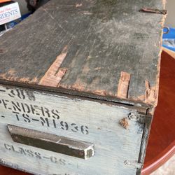1943 Wooden military Box