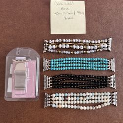 Lot Of 5 Apple Watch Bands Between 38-41 mm