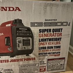 🔥 Honda EB2200i Super Quiet Inverter Generator – BRAND NEW – JOBSITE READY 🔥