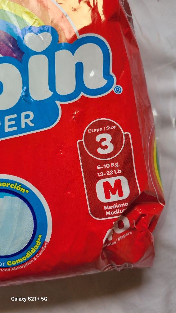 Diapers Size 3 ,For 13 To 22 Lbs