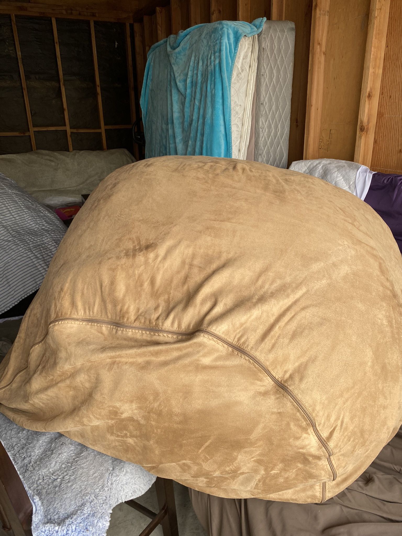 Xl Tan Bean Bag 