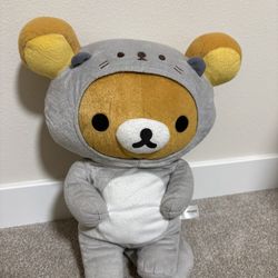 rilakkuma Bear Grey Cat