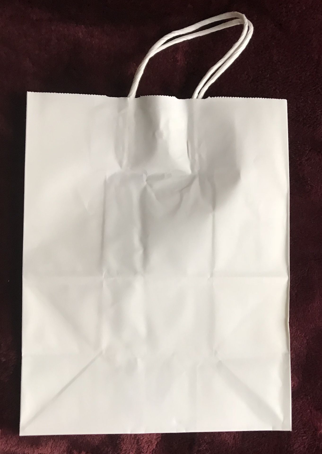 White gift bag -100 count