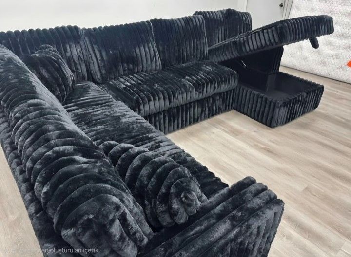 Midnight-Madness 4-Piece Sectional By Ashley $10 Down Payment Financing And Delivery