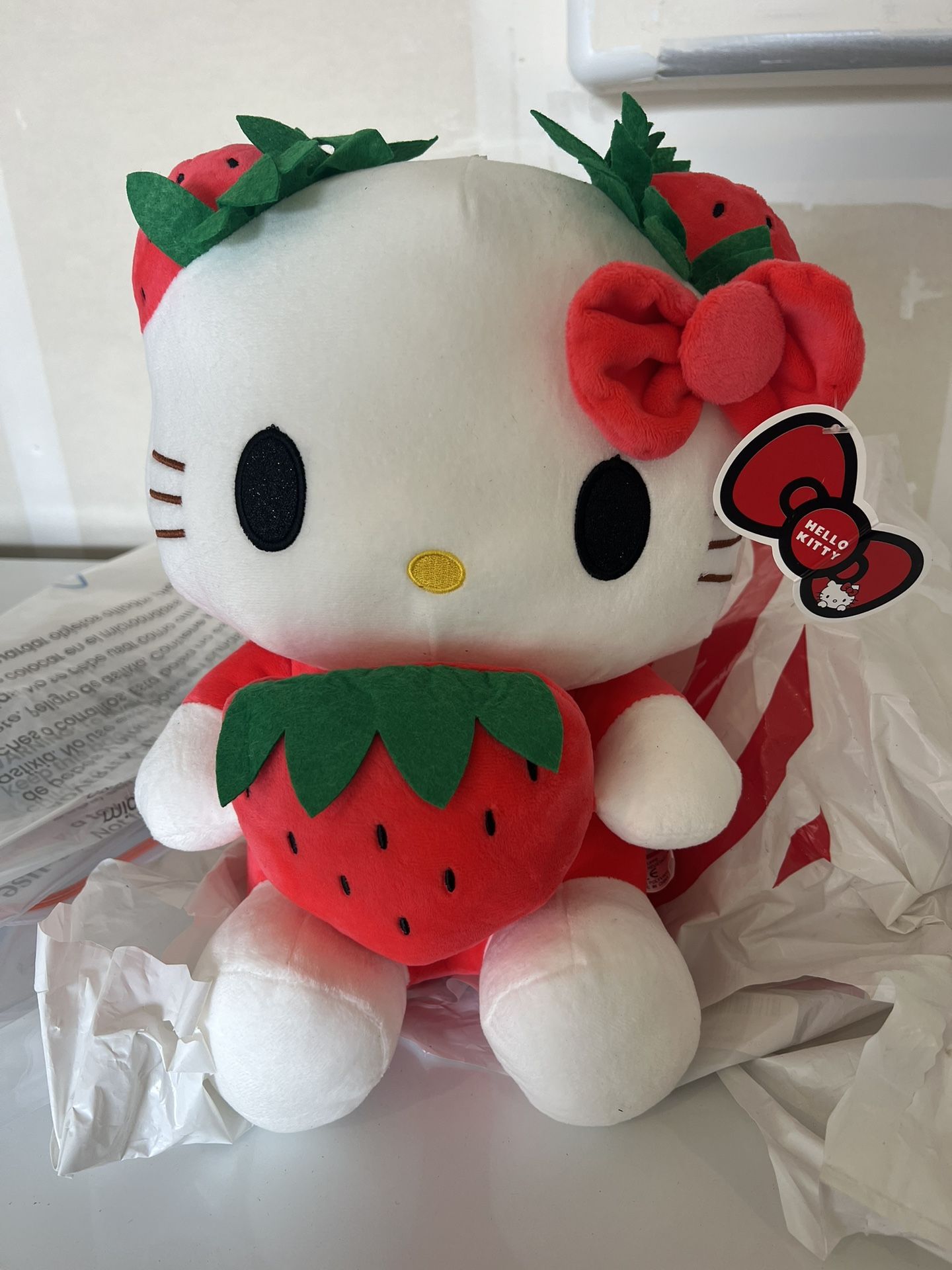 Strawberry Hello Kitty Plushie