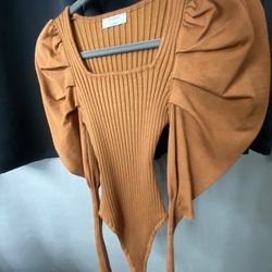 Tan Bodysuit 