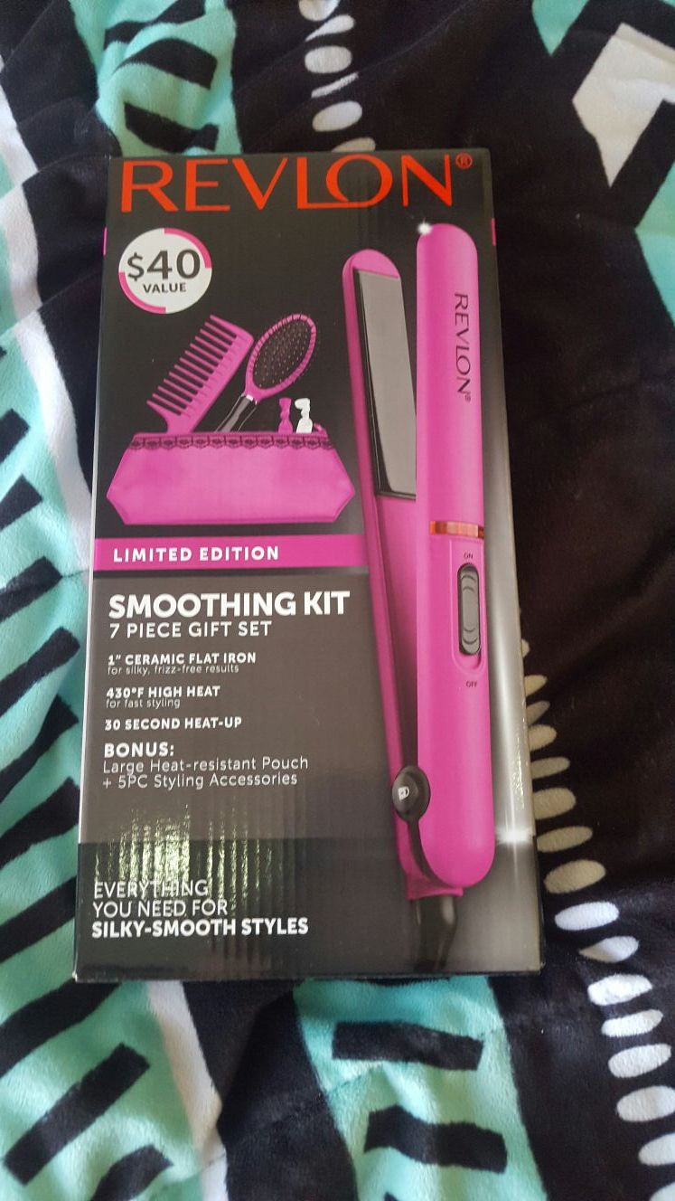 Hair straightener set