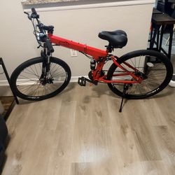 Lightweight Folding Bike Full Suspension Bike 26 Inch 21 Speed MTB Bicycles