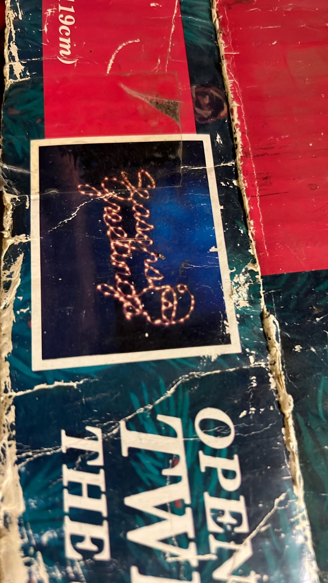 Christmas season greeting sign