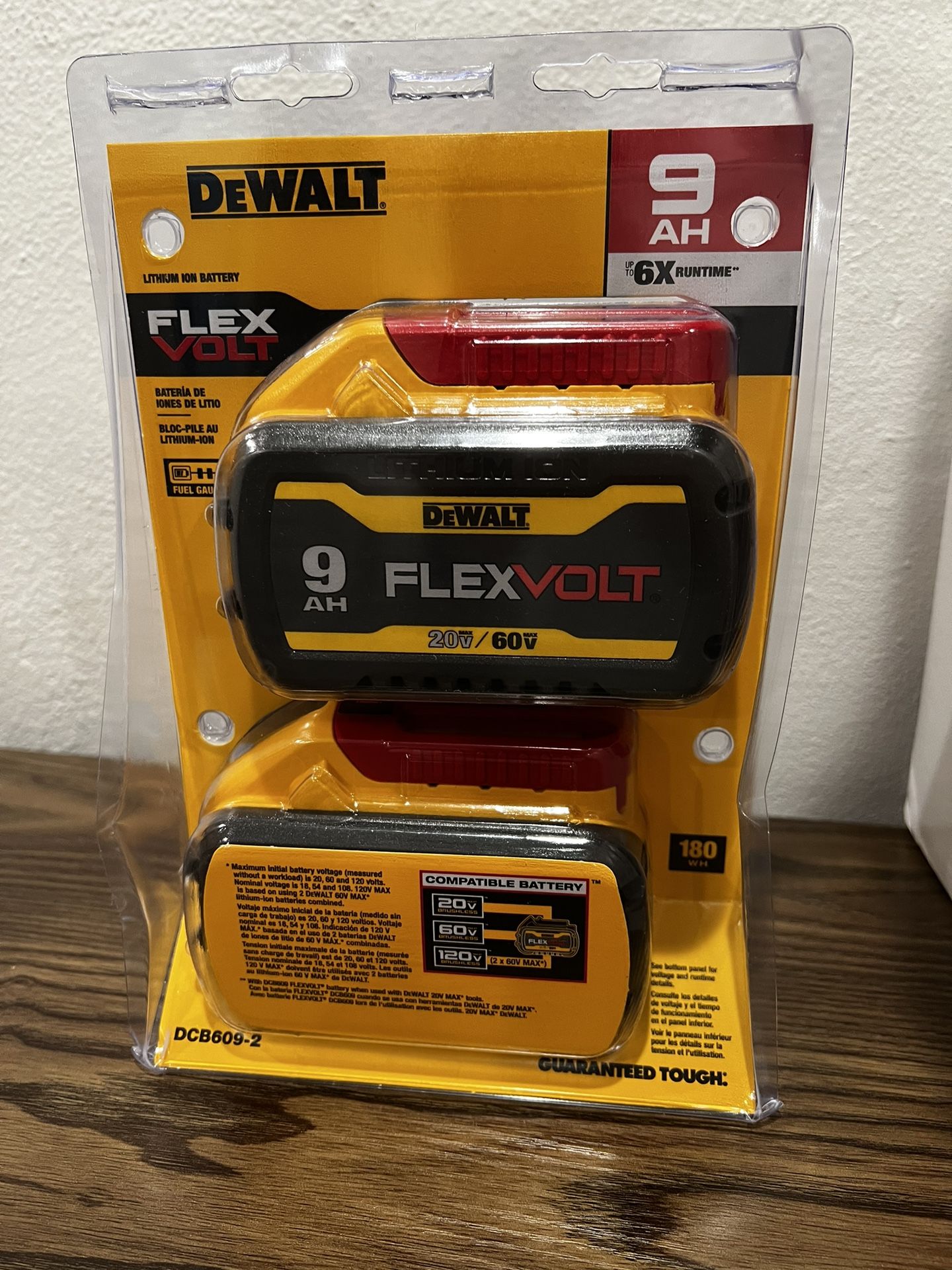 Dewalt Flexvolt 9ah Batteries