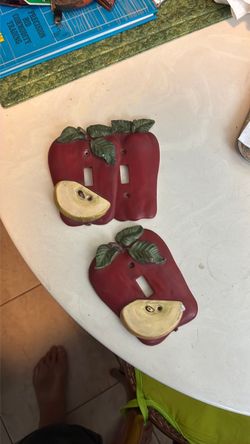 Vintage Apple light switch covers for older light switches