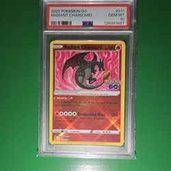 Radiant Charizard Pokemon Go Psa 10 2022