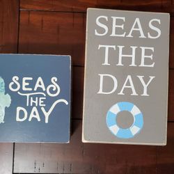 Sea themed signs 