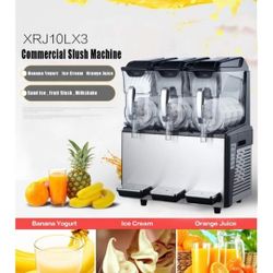 Commercial Slush machine,Milkshake Maker,Frozen Beverage Making Machine, Frozen drinks making machine 3x10L tanks
