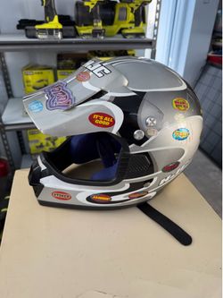 HJC CLX-2 Motocross / ATV Helmet - Adult Medium - Silver/Black