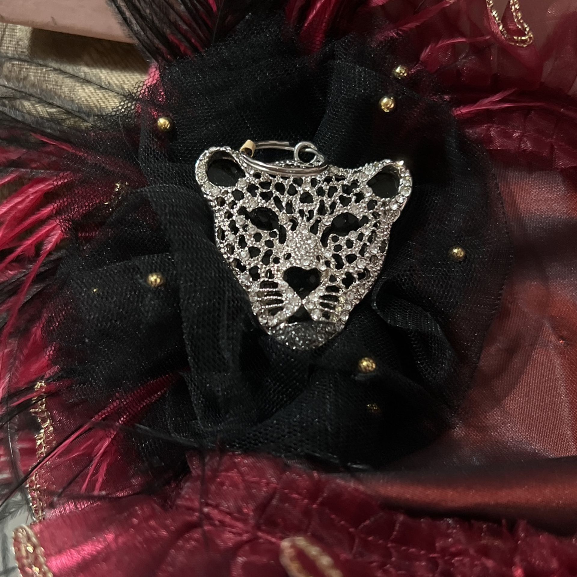 Beautiful! Sparkly Crystal Stone Tiger Keychain/purse Charm