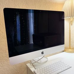 iMac with keyboard