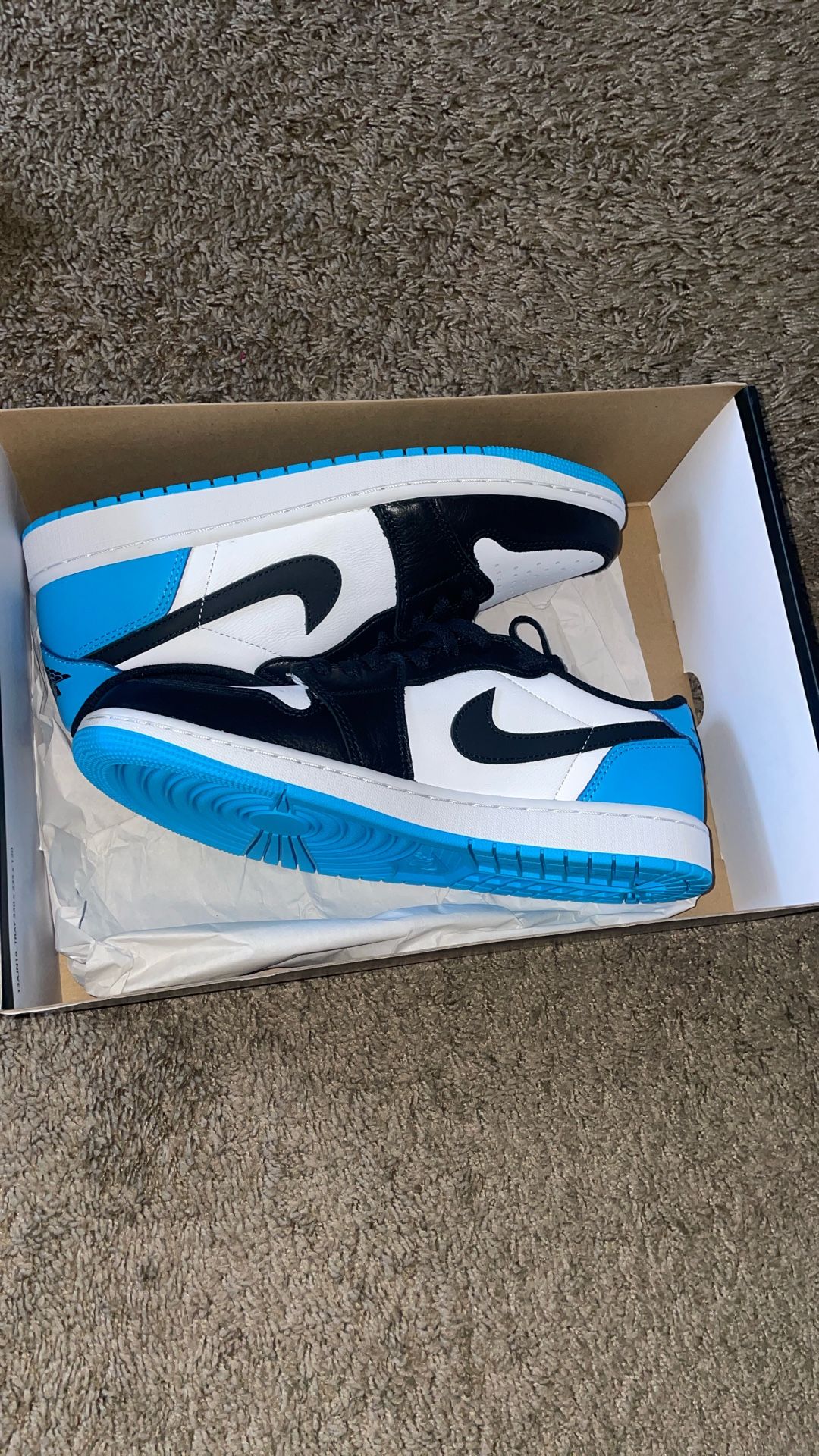 Jordan 1 Low Og Dark Powder Blue Brand New