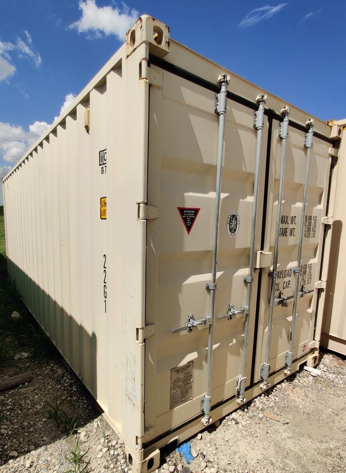 NEW 20ft Beige One Trip Shipping Containers For Sale