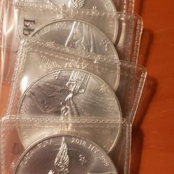 2018 1 oz Silver Libertads (BU)