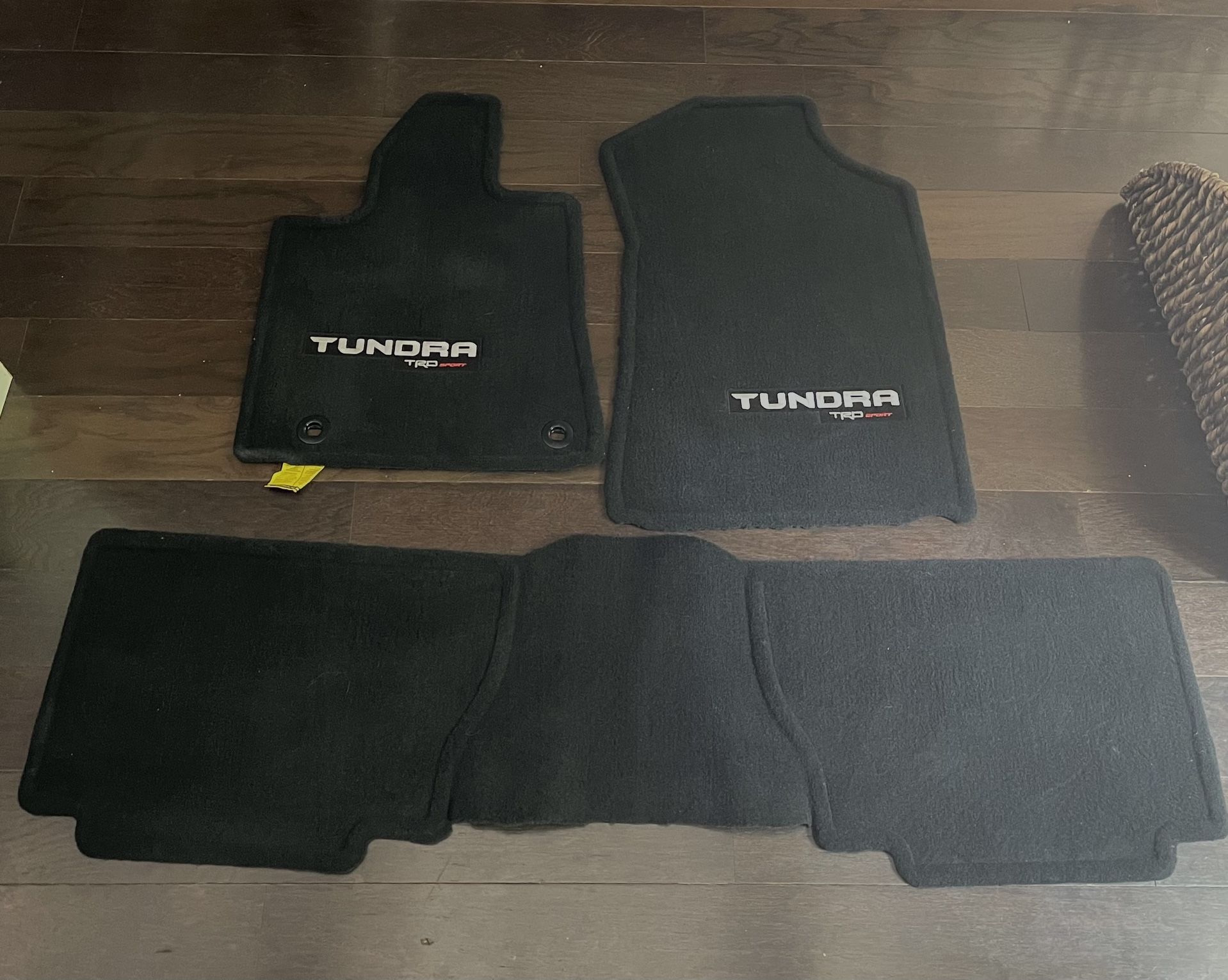 New Toyota TRD Sport floor mats 