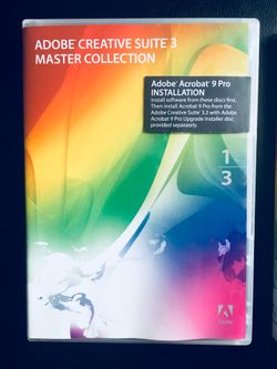 ADOBE CREATIVE SUITE 3 MASTER COLLECTION Windows for Sale in