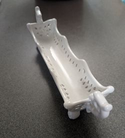 Vintage 1950s Porcelain Cracker Caddy