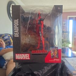 McFarlane Marvel DEADPOOL 1:10 Statue From NewMutants #98 Comic NEW & Sealed box