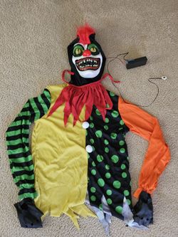 Killer Clown Costume Scary Clown Halloween Costume - Boy's MED