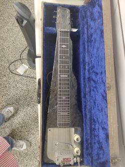 Magnatone Lap Steel Guitar + Case - 1950's - Multi-Harp-Triplex