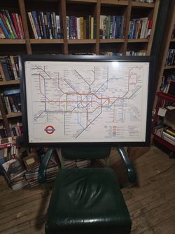 Framed Print of London Tube System
