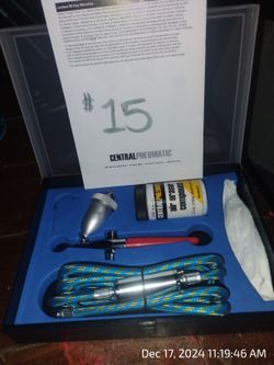 Mini Sandblaster, "Air Eraser"