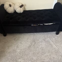 Black Couch With Storage 