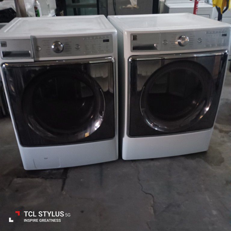 Set Washer And Dryer Kenmore Gas Dryer Large Capacity Everything Is And Good Working Condition 3 Months Warranty Delivery And Installation 
