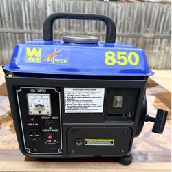 The Wen 850 generator works well.
