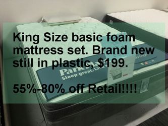 King Size Mattress Set brand new still in plastic