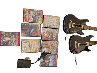 PS2 Games And Guitars 