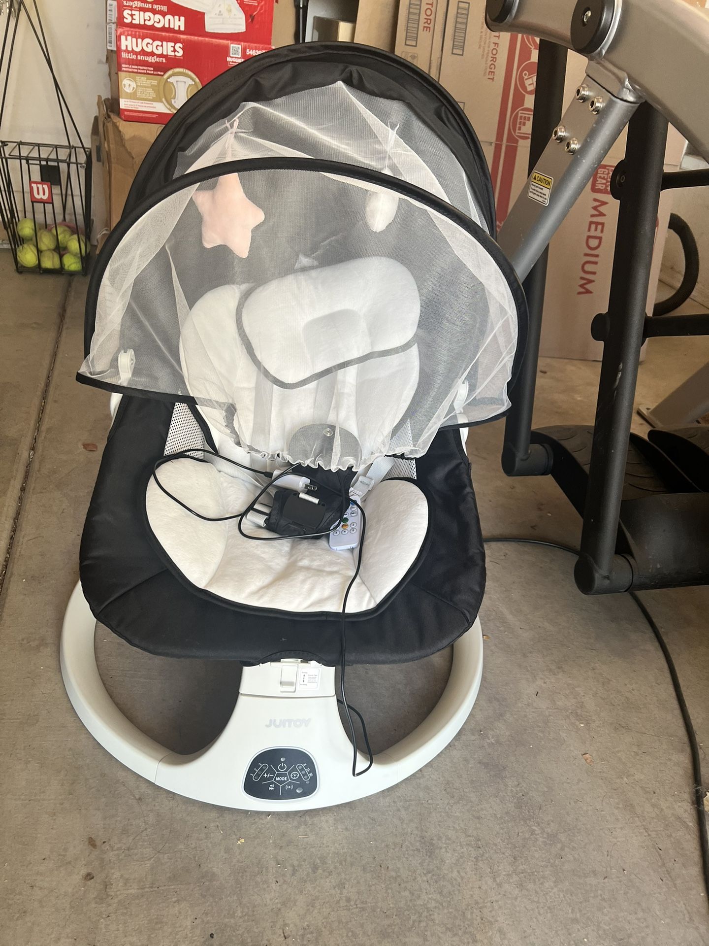 Electric Baby Swing With Remote